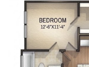 Chambray I Unfurnished Floor Plan Chambray I Unfurnished Floor Plan at Tattersall Chesapeake, Chesapeake, Virginia